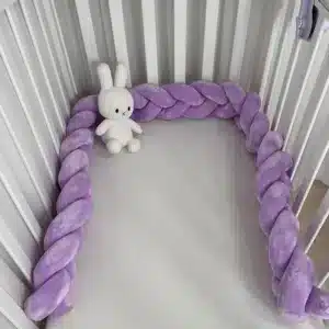 נחשוש למיטת תינוק - צמה 2מטר צבע סגול